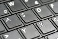 Laptop keys close-up Royalty Free Stock Photo