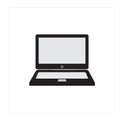 Laptop Logo Vector Flat Design