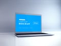 Laptop Macbook Air 3D Illustration Mockup Scene Royalty Free Stock Photo