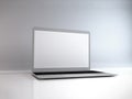 Laptop Macbook Air 3D Illustration Mockup Scene Royalty Free Stock Photo