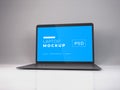 Laptop Macbook Air 3D Illustration Mockup Scene Royalty Free Stock Photo