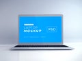 Laptop Macbook Air 3D Illustration Mockup Scene Royalty Free Stock Photo