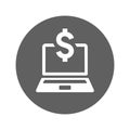 Laptop Money icon