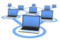 Laptop network (blue)