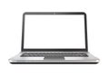 Laptop, notebook computer on white. Royalty Free Stock Photo