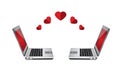 Laptop , online dating love