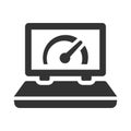 Laptop performance Icon Royalty Free Stock Photo