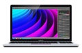 Laptop with photo editor software