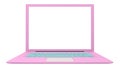 Laptop pink color