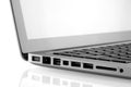 Laptop ports closeup Royalty Free Stock Photo
