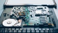 Laptop repair disassembled computer parts cpu