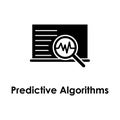 laptop, search, predictive algorithms icon. Element of business icon for mobile concept and web apps. Detailed laptop, search,