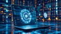 AI Generated Cutting-Edge Quantum Computing with Futuristic AI Circuits, 8K Ultra-HD