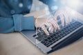 Laptop or Smartphone With ChatGPT Chat with AI, Artificial Intelligence