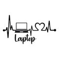 Laptop typography t-shirt design, tee print, t-shirt design