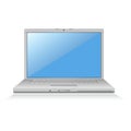 Laptop vector blue screen