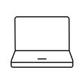 Laptop Vector icon which can easily modify or edit Royalty Free Stock Photo