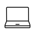Laptop Vector icon which can easily modify or edit Royalty Free Stock Photo