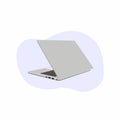 Laptop Vector Illustration Icon Isolated