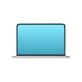 Laptop Vector isolated icon in flat design