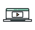 laptop video blogging