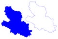 LAquila province Italy, Italian Republic, Abruzzo or Abruzzi region map vector illustration, scribble sketch Province of L`
