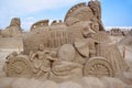 Lara Beach, Sandland Sand Sculpture Festival. Royalty Free Stock Photo