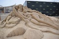 Lara Beach, Sandland Sand Sculpture Festival. Royalty Free Stock Photo