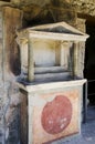 Lararium in Pompeii Royalty Free Stock Photo