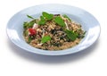 Larb moo, pork type of Lao minced meat salad