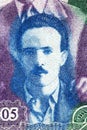 Larbi Ben M`hidi a portrait from Algerian money