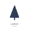 Larch icon. Trendy flat vector Larch icon on white background fr