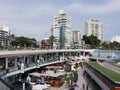 Larcomar Shopping center in the cliff of Lima.