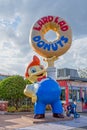 LardLad donuts sign at Universal Studios Royalty Free Stock Photo