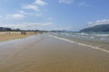 Laredo beach, Cantabria, Spain. Royalty Free Stock Photo