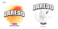 Laredo, Texas, two logo artworks