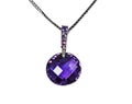 Large Amethyst Necklace Royalty Free Stock Photo