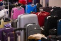 Large large amount of lost baggage Royalty Free Stock Photo