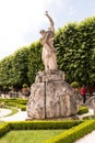 Large antique figure in the garden