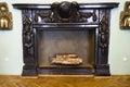 Large antique fireplace