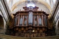 A large antique organ.