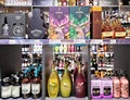 Large assortment of alcoholic beverages high quality in STOCKMANN shopping mal