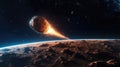 Large asteroid impacting Earth, An impact this large would result in the extinction of most all life on Earth