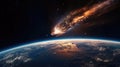 Large asteroid impacting Earth, An impact this large would result in the extinction of most all life on Earth