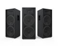 Large Audio Speakers Royalty Free Stock Photo