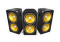 Large Audio Speakers Royalty Free Stock Photo