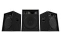 Large Audio Speakers Royalty Free Stock Photo