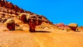 Large Balanced Rock Toadstool near Lee`s Ferry in Glen Canyon National Recreation Area at Vermilion Cliffs, Marble Canyon Royalty Free Stock Photo