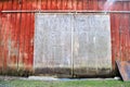 Large barn doors Royalty Free Stock Photo