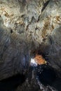 Large Bat Cave on Waigeo Island, Raja Ampat, Indonesia Royalty Free Stock Photo